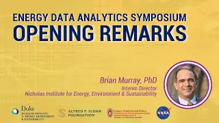 2023 Energy Data Analytics Symposium Opening Remarks: Brian Murray