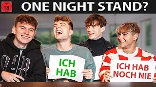 ICH HAB NOCH NIE...(perverse Fragen)😳 mit Eduard, Alpay & Robert