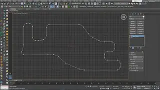 3DS Max - Spline Chamfer Modifier
