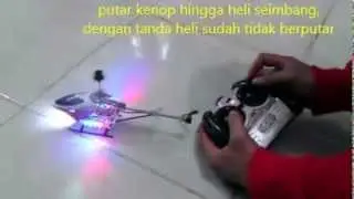 Cara Main RC Helikopter Mini HX703