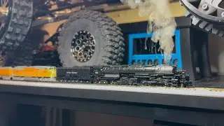4014 Big Boy is finally paired with 4015   #train #modeltrain #railroad #nscale #unionpacific #4014