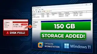 VMware C Drive Full? Expand Disk, Add Storage & Fix Partition Issues Fast!