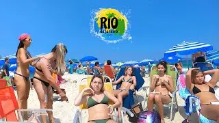 [4k] 🇧🇷 Rio de Janeiro Beach Brazil - [Beach Walk Full Tour]