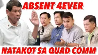 DIGONG nagpadala na ng EXCUSE LETTER sa QUAD COMM