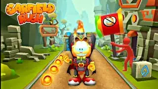 Garfield Rush | Chase Harry's tricky cat and dodge obstacles 😎