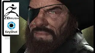 Black Beard   * Zbrush  + Keyshot  * Fibemesh * Timelapse modeling