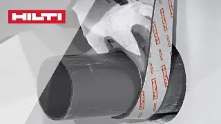 HOW TO install Hilti CP 648-S and CP 648-E firestop wrap - DIN