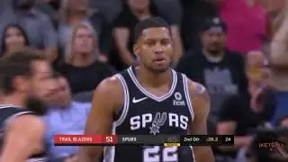2019 NBA Season Trail Blazers vs Spurs 281019 Highlights