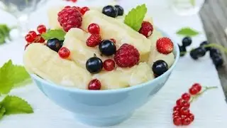 Ленивые вареники с ягодами