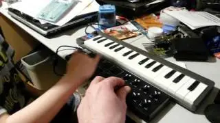 Jacob making music