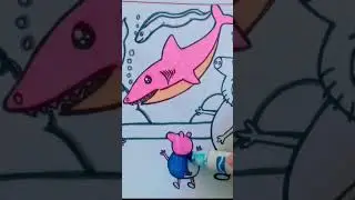 #peppapig Family​ with.​ #shark #mommyshark​ #shorts #easydrawing #drawing #arttogo