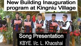 Song presentation || New building construction inauguration: Kingniu village.