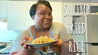 SIMPLE FRIED RICE w/ SHRIMP  #cooking #easyrecipe