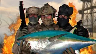 call of duty with fishing memes