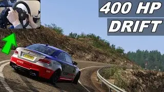 Assetto Corsa Steering Wheel Drift Gameplay - BMW 1M (Wheel Cam)