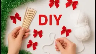 🎄SO EASY! I MADE 30 OF THEM A DAY AND SOLD THEM ALL GENIUS CHRISTMAS IDEA WITH BAMBOO STICKS & YARN