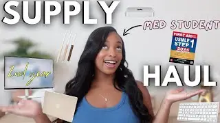 Back to MED School Supplies Haul 🩺 | Mac Mini, Dell Monitor #backtoschool #premed