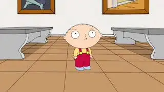 Stewie visit Chicago Museum of Art | Family Guy | Green screen |