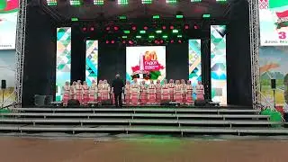 "Сланечнiк" Народный хор Голоса Полесья День Независимости 3.07.2024г. главная сцена г.Гомеля