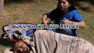 When you are a good listener! Ft. @Funnymaniiiii