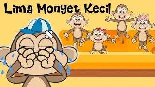 LIMA MONYET KECIL ♥ Lagu Anak dan Balita Indonesia | Keira Charma Fun