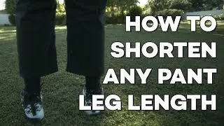 How To Hem Your Pants Sewing Tutorial