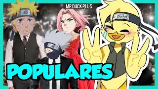 Los 6 PERSONAJES más POPULARES de NARUTO || Naruto Shippuden 🍥|| Mr Duck Plus #boruto #naruto