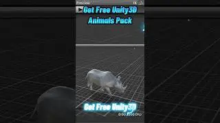 Unity3D Free Assets - Animals Pack. 100+ Unity Assets Giveaway. Rhinoceros. 