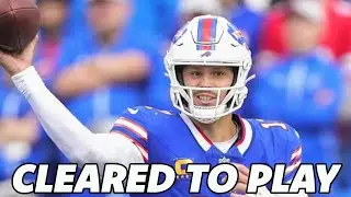 Buffalo Bills QB Josh Allen CLEARED to play | Taron Johnson Ruled out