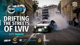 Drifting at downtown of Lviv 🇺🇦 Bitlook Pro-Am Drift | Manifesto Prod. | 