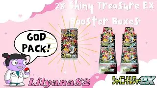 Unboxing 2x Pokemon Shiny Treasure Ex (Japanese) Booster Boxes (BIG surprise!) with @Pleed13