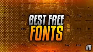 BEST FREE FONTS FOR GFX #2 [2020]