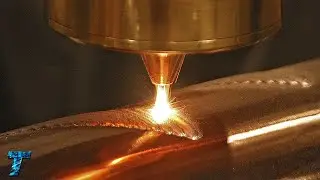 Невероятно красивый процесс обработки металла на станках ЧПУ