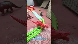 Thomas & Friends vs Dinosaur 😂 #shorts  #thomasandfriends  #dinosaur