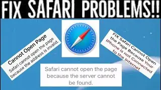 how to fix if Safari can not open sites in your iPhone or iPad