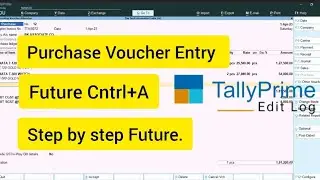 Purchase voucher entry with future with GST mismatch.