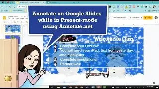 Annotate over Google Slides in Present-Mode
