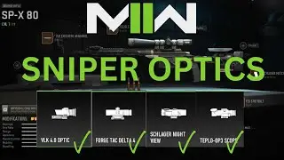 Upgrading the SP-R 208 to the SP-X 80 using Best Sniper Optics (MW2 Multiplayer)
