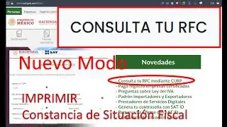 Consultar el RFC con CURP. No tienes contraseña? Sigue estos pasos: https://satid.sat.gob.mx/