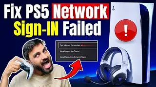 How to Fix PS5 Network Sign IN Failed ⚡