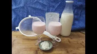 Kefir: receiving new grains, fermenting, looking after, freezing.  From start to finish in 8 days.