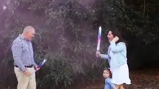 Baby gender reveal celebration(2)