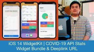 iOS 14 WidgetKit Pt 3 | Building COVID-19 API Stats | Widget Bundle & Deeplink URL