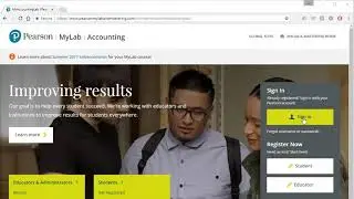 How to Enroll in MyAccountingLab course if you have a Pearson Account- ACCT 121- Winter 2020