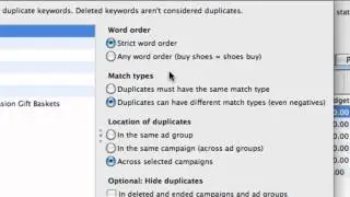 12. Duplicate Keyword Tool