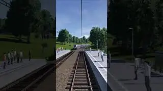Transport Fever 2 I Timelapse | RE55 Mitfahrt Hamburg-Berlin | Deutschlandmap  #shorts