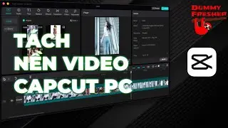 Cách tách nền Capcut PC, tách nền video không phải phông xanh!