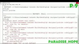 PyQt5 QLineEdit how to make input text box in PyQt5 with simple code