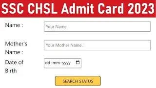 how to download ssc chsl admit card 2023 || ssc chsl admit card 2023 || ssc chsl admit card
