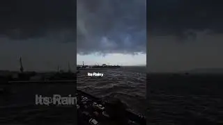 2023 Mumbai - Gujrat Cyclone Weather #rainyseason #cyclone #mumbai #gujrat #flood #rain #shorts #fun